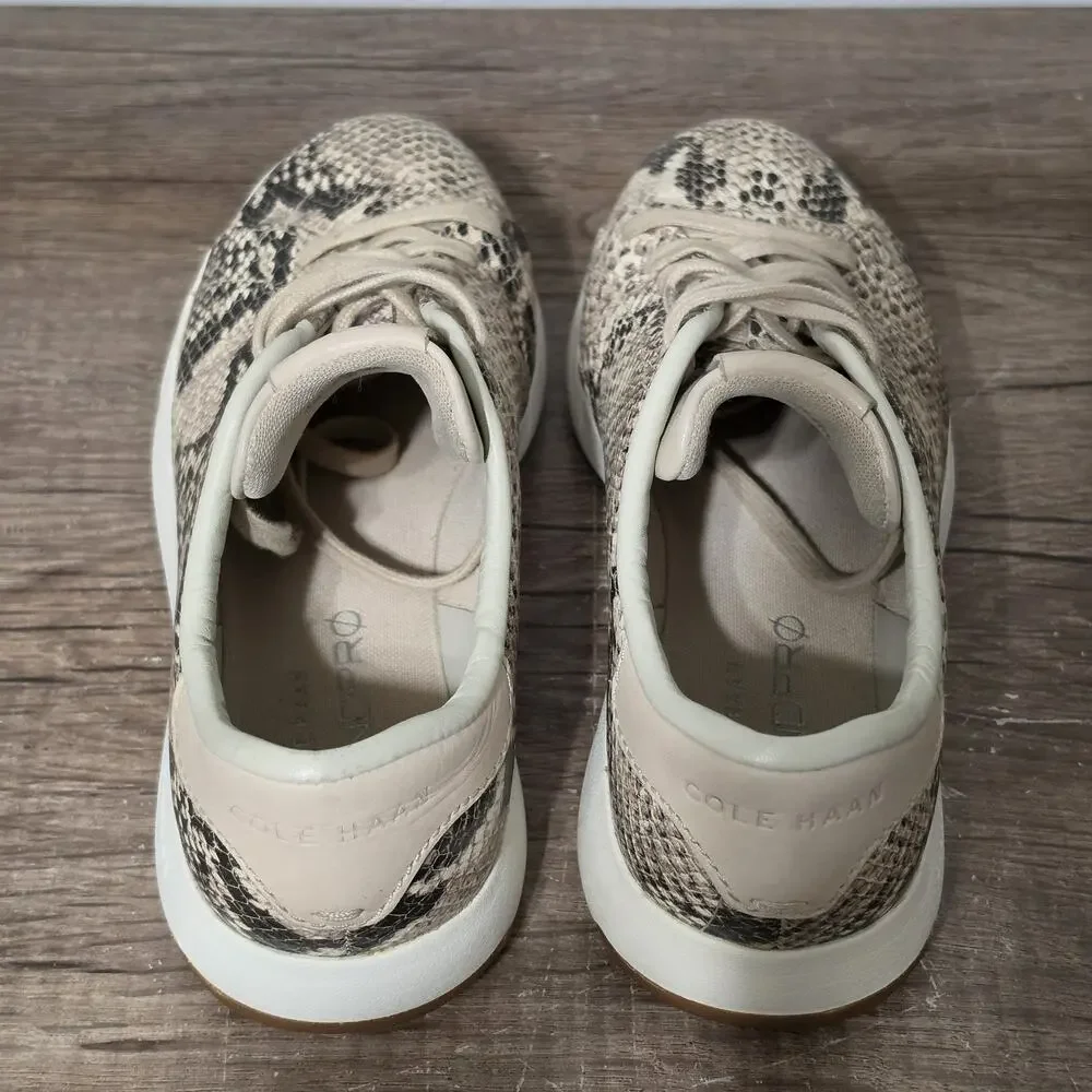 Cole Haan Grandpro Tennis Women’s Roccia Snake Print Shoes Sneakers Size 8.5